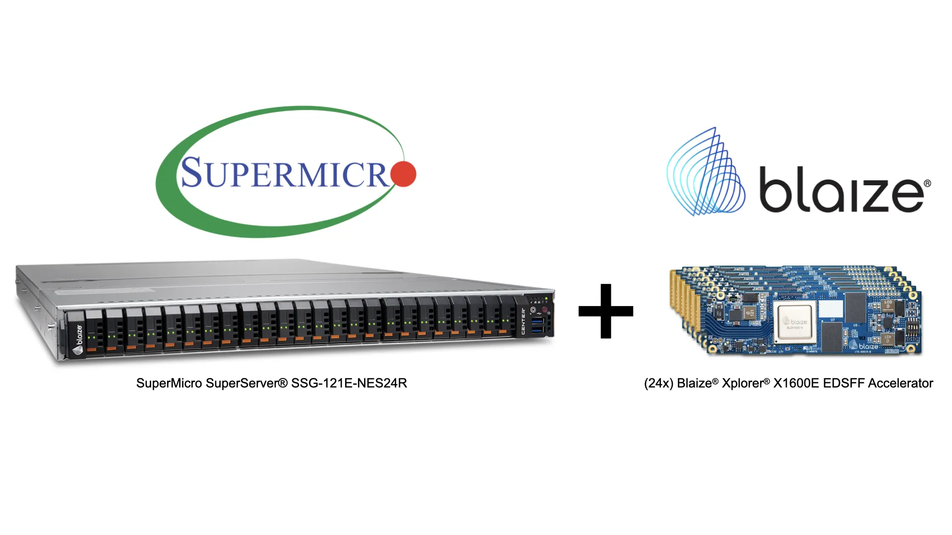 supermicro and blaize EDSFF